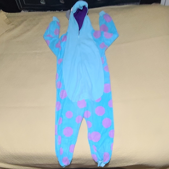 Monsters Inc Sulley Onesie pajamas costume size S - Picture 3 of 11
